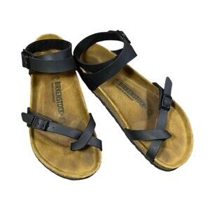 Birkenstock Yara Habana Leather Strap Sandals - EU 39 US 8.5